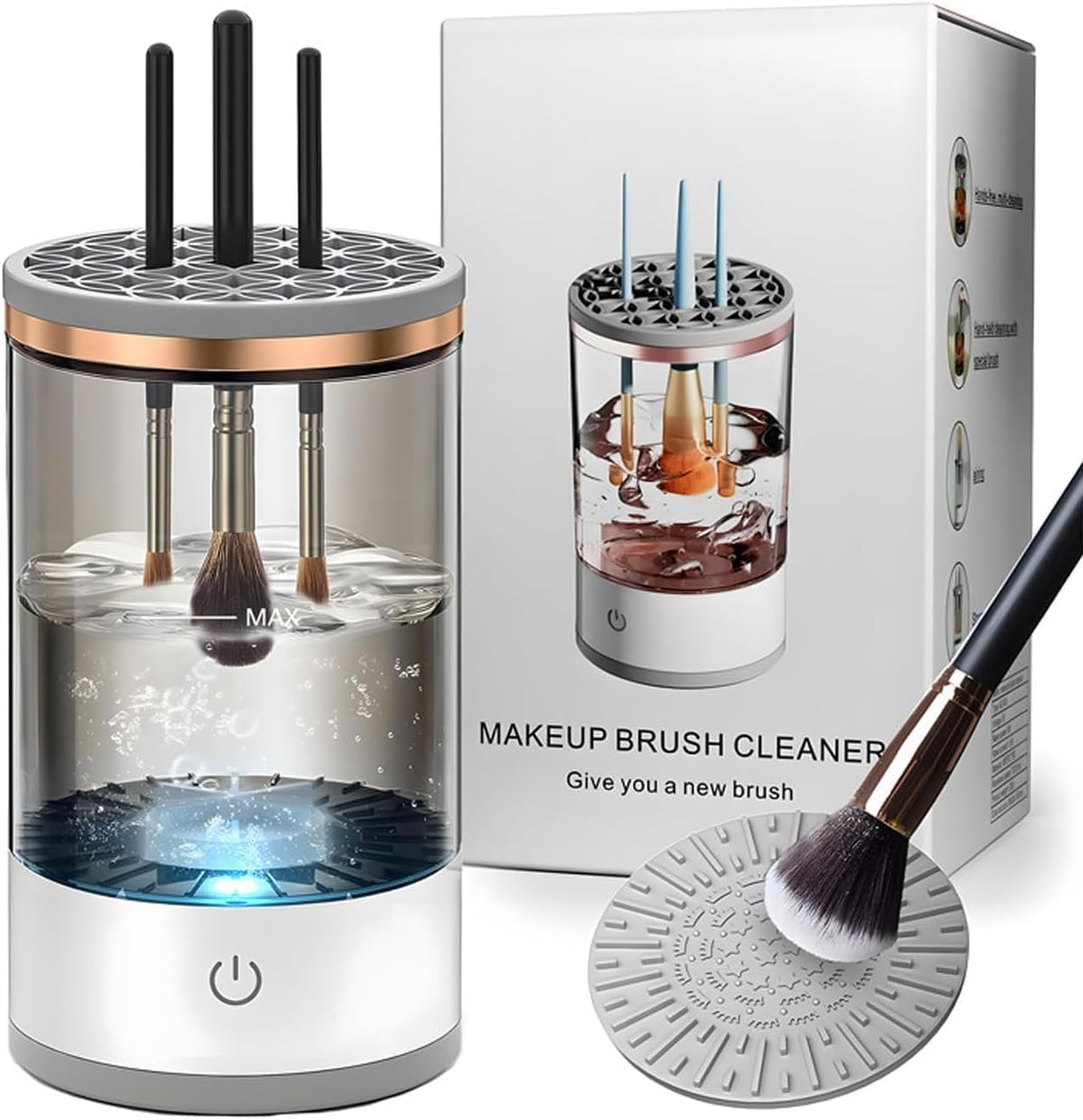 💄 Silicone Electric Makeup Brush Cleaner