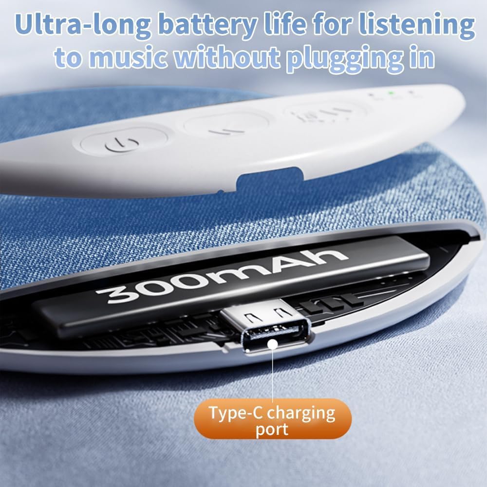 Bluetooth Portable Pillow Speaker – Enjoy Music & Relax in Comfort