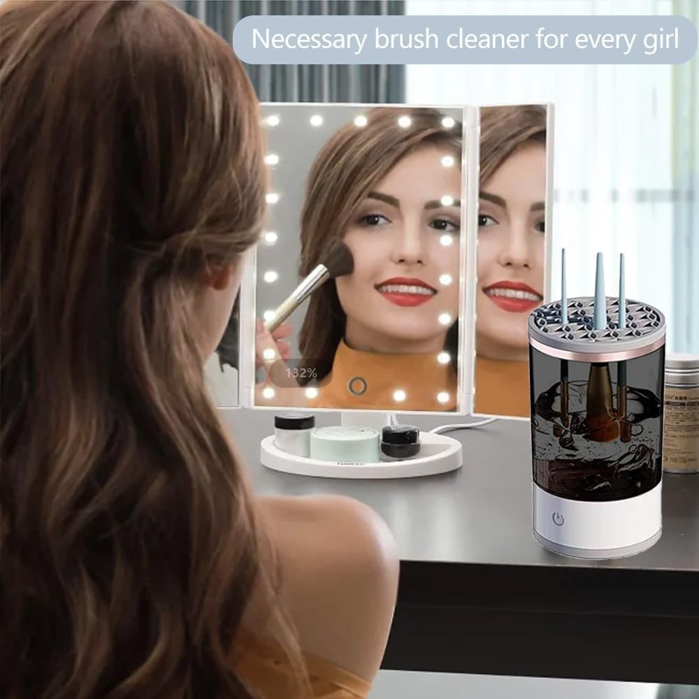 💄 Silicone Electric Makeup Brush Cleaner